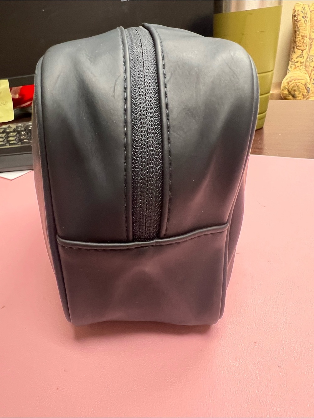 Prada Ocean Luna Rossa Navy Toiletry Bag with Red Logo Stripe - Picture 6 of 15